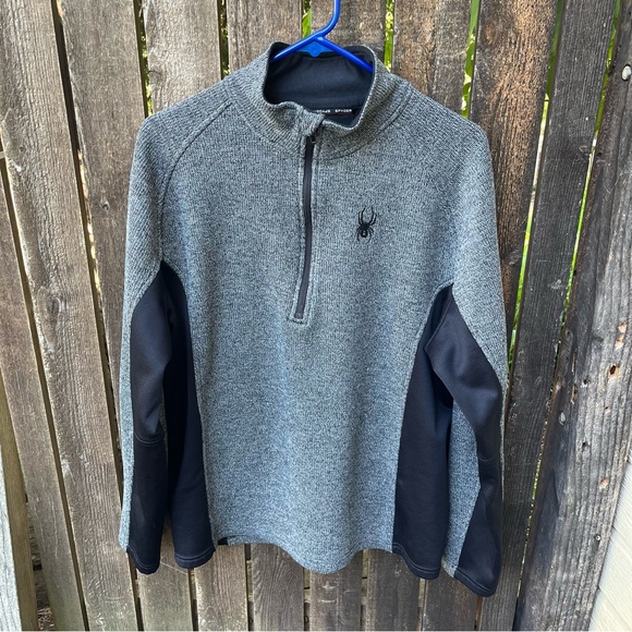 Spyder Men’s Outbound 1/2 Zip Midweight Pullover Stryke Jacket Sz XL - Picture 6 of 13
